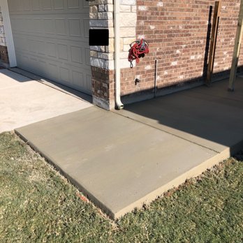 Love For Lawns Landscaping - New concrete slab - Landscaping Near Me