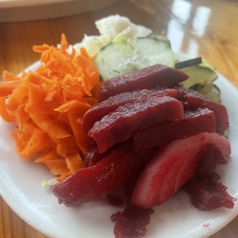 Speisekammer - Pickled veggies that came with my Jagerschnitzel. - German Near Me - Alameda, California