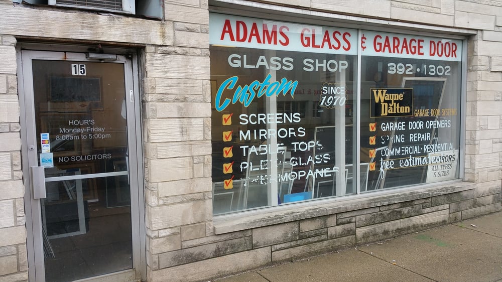 ADAMS GLASS & GARAGE DOORS Updated September 2024 15 W Broadway St, Shelbyville, Indiana
