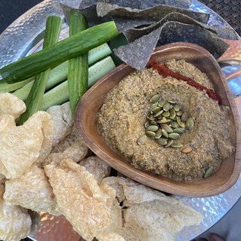 Chaak Kitchen - Sakil P'ak (pumpkin seed dip) - Cocktail Bars Near Me - Tustin, California