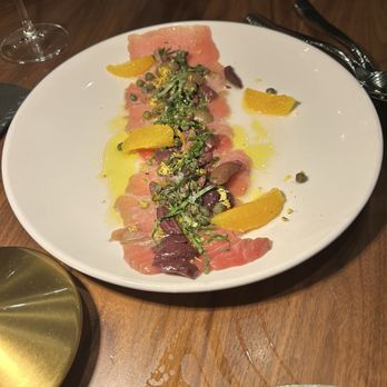 Adelina - Tuna Carpaccio starter - Italian Near Me - Detroit, Michigan