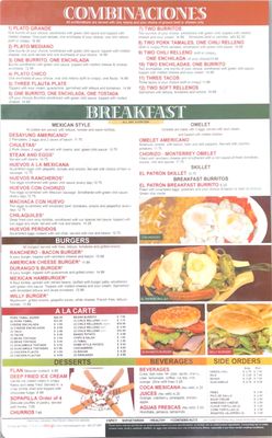 Menu photo 6 El Patron Mexican Restaurant Denver, CO Menu photo 6 El Patron Mexican Restaurant Denver, CO
