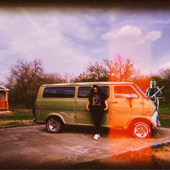 The Gas Station - a man standing next to a van - Barbeque Near Me - Bastrop, Texas The Gas Station - a man standing next to a van - Barbeque Near Me - Bastrop, Texas