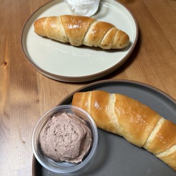 Justin’s Salt Bread - Salt bread with chocolate and sweet cream dips - Bakeries Near Me - New York, New York Justin’s Salt Bread - Salt bread with chocolate and sweet cream dips - Bakeries Near Me - New York, New York