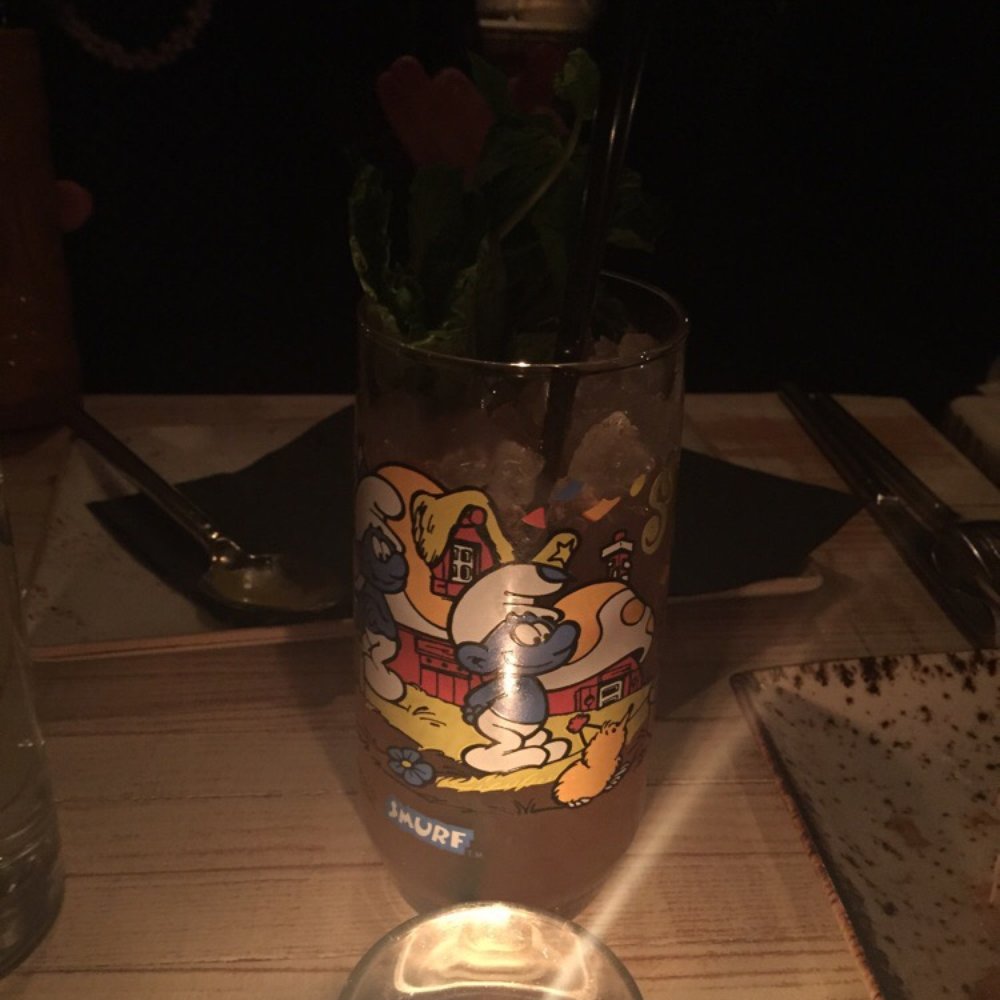 Fulton Market Kitchen - Smurf cup - New American Near Me - Chicago, Illinois