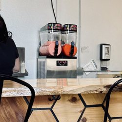 Black Orchid Brewing - Slushie machines, a non alcoholic option available too!