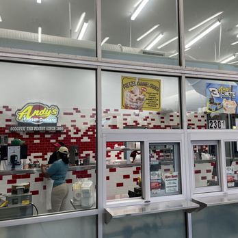 Andy's Frozen Custard - the inside of a restaurant - Ice Cream & Frozen Yogurt Near Me - Lafayette, Louisiana