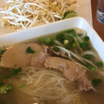 Pho Lan Asian Bistro - Steak and tendon pho.  Best service in OKC. They realized I had a cold and gave me honey & lime tea. - Vietnamese Near Me - Moore, Oklahoma