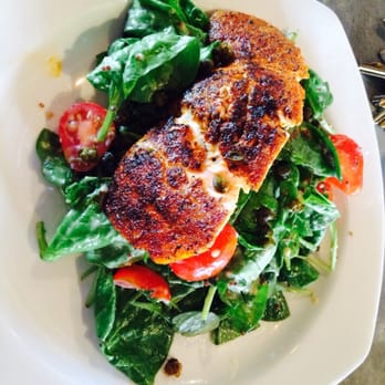 Common Theory - Salmon jerk salad, a little over dressed but still yummy! - Gastropubs Near Me - San Diego, California