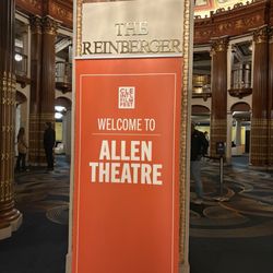 Allen Theatre - First time at the Allen Theatre