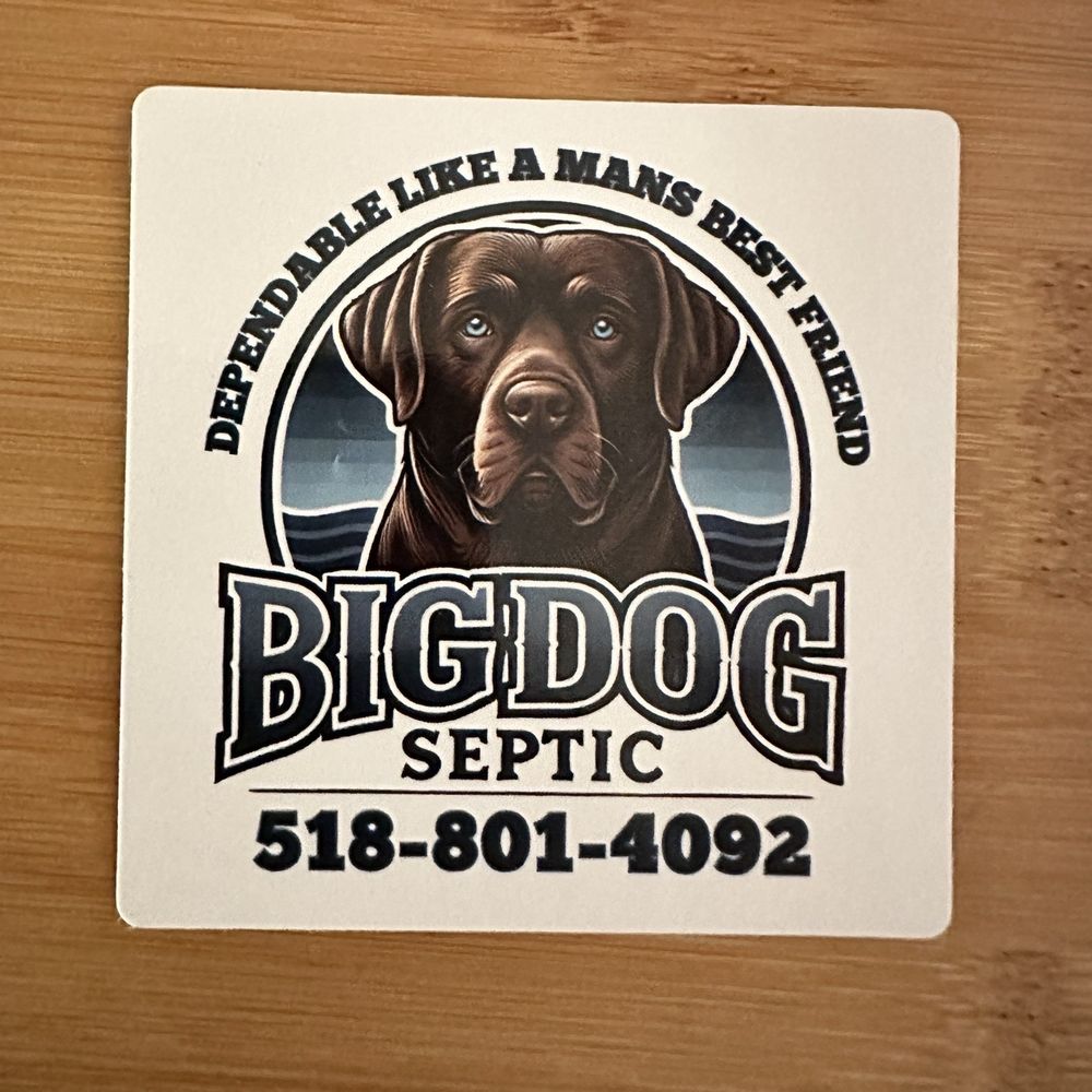 Big Dog - Refrigerator Magnet for Big Dog Septic - Septic Services Near Me - Freehold, New York