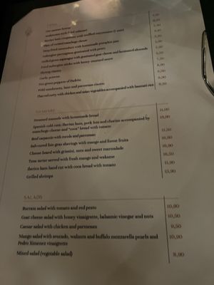 Menu photo 4 My Way Lounge Restaurante Barcelona, B Menu photo 4 My Way Lounge Restaurante Barcelona, B