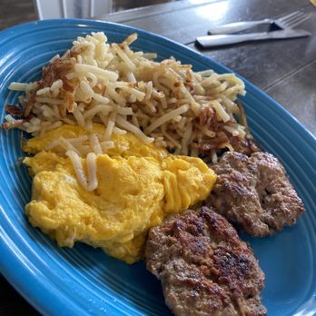 kitch-en - Two eggs your way with sausage and hash browns - Cafes Near Me - East Stroudsburg, Pennsylvania kitch-en - Two eggs your way with sausage and hash browns - Cafes Near Me - East Stroudsburg, Pennsylvania