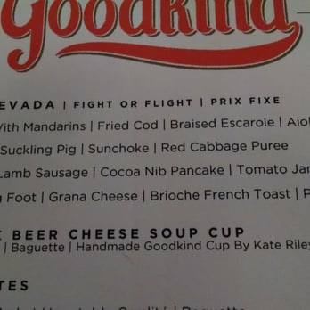 Goodkind - Fight or Flight #1 prix fixe menu - Bars Near Me - Milwaukee, Wisconsin Goodkind - Fight or Flight #1 prix fixe menu - Bars Near Me - Milwaukee, Wisconsin