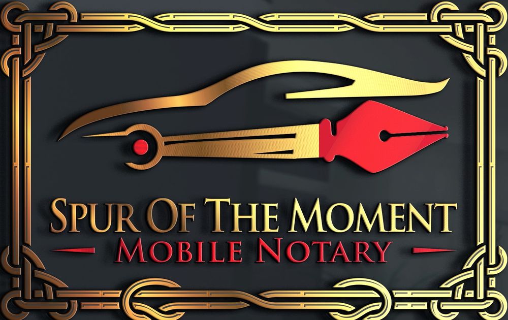 SPUR OF THE MOMENT MOBILE NOTARY SERVICE Updated September 2024