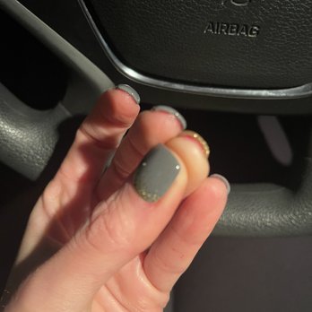 Coachella Nail Spa - Red under my nails - Nail Salons Near Me - Lake Grove, New York