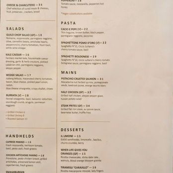 The Guild Cafe - Menu November 2023 - Coffee & Tea Near Me - San Diego, California