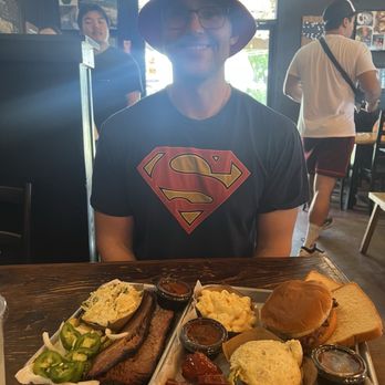 CorkScrew BBQ - A happy customer - Barbeque Near Me - Spring, Texas