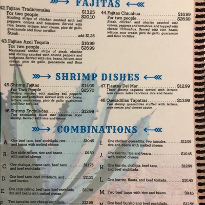 Menu photo 5 Azul Tequila Cottondale, AL