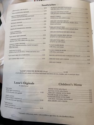 Menu photo 5 Lasse's Restaurant Milford, CT