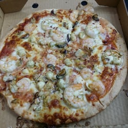 Papa John's Pizza Pasta - Gourmet seafood pizza