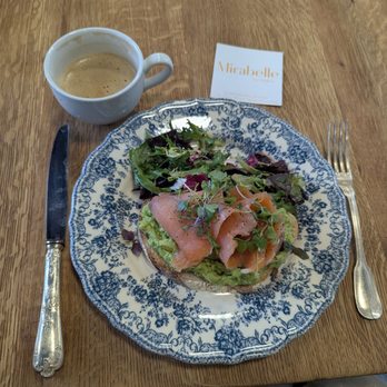 Mirabelle by Orphée - Avocado toast with smoked salmon. - Patisserie/Cake Shop Near Me - Seattle, Washington Mirabelle by Orphée - Avocado toast with smoked salmon. - Patisserie/Cake Shop Near Me - Seattle, Washington
