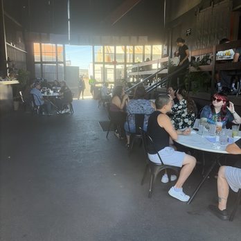 Modesto Silos - Larger indoor seating.( Pretty breezy with both main doors open - Bars Near Me - Modesto, California