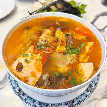 Pho Dena - Bún Riêu Cua Dồng (tomato based vermicelli noodle soup with crab meat) - Vietnamese Near Me - Pasadena, Maryland Pho Dena - Bún Riêu Cua Dồng (tomato based vermicelli noodle soup with crab meat) - Vietnamese Near Me - Pasadena, Maryland