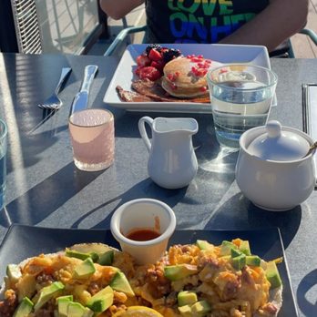 Hotel 1110 - Breakfast tacos and ricotta pancakes with bacon - Hotels Near Me - Monterey, California