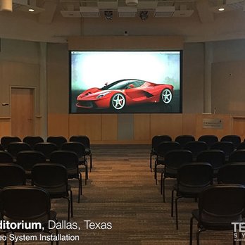 Texadia Systems - New AV system installation for Moore Auditorium, Dallas, Texas - Home Theatre Installation Near Me - Addison, Texas