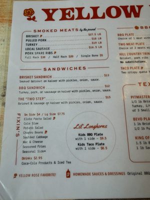 Menu photo 4 Yellow Rose BBQ Jacksonville, FL Menu photo 4 Yellow Rose BBQ Jacksonville, FL