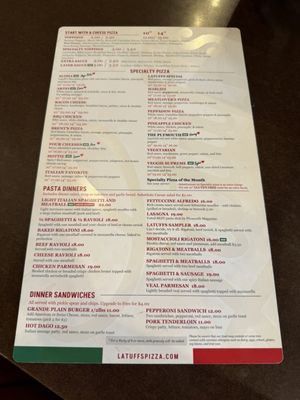 Menu photo 2 Latuff's Pizzeria Minneapolis, MN Menu photo 2 Latuff's Pizzeria Minneapolis, MN