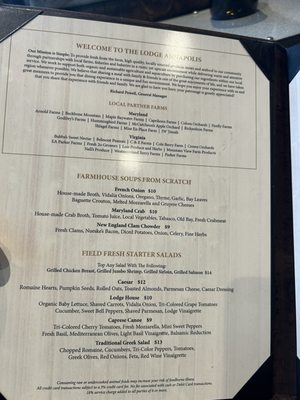 Menu photo 8 The Lodge Annapolis Annapolis, MD Menu photo 8 The Lodge Annapolis Annapolis, MD