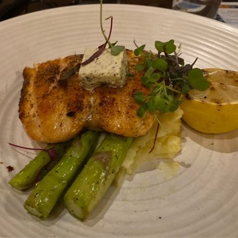 McKinley's Grille - Salmon with asparagus - Steakhouses Near Me - Pomona, California