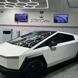 Completed Tesla CYBERBEAST FOUNDATION SERIES MATTE WHITE WITH CERAMIC COATING Completed Tesla CYBERBEAST FOUNDATION SERIES MATTE WHITE WITH CERAMIC COATING