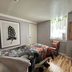 Camille Intuitive Wellness - Cozy treatment rooms and heated tables await you at here at Camille Intuitive Wellness. Feel at home in your body.