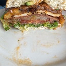 This is a torta cubana, amazing flavor , %100 i recommend it, I'm from Mexico city and its one of the beat places around