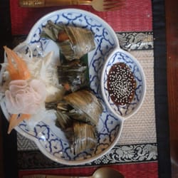 Thai Style - Chicken in panang leaves