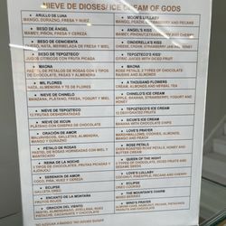 Tepoznieves - Menu