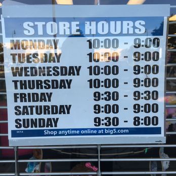 BIG 5 SPORTING GOODS - Updated January 2025 - 63 Reviews - 2825 S 