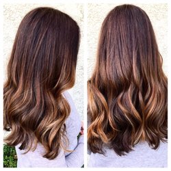 Katy Moore Hair Artist - Dimensional chocolatey highlights