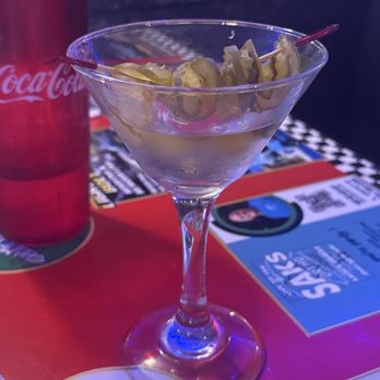 Lancaster's BBQ - Pickle martinis, made by the best!!! - Barbeque Near Me - Mooresville, North Carolina