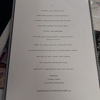 Course Restaurant - Menu - New American Near Me - Scottsdale, Arizona