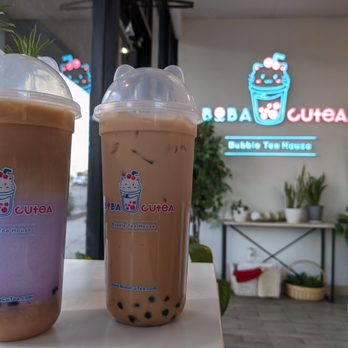 Boba CuCue - Royal Milk Tea with boba and Taro Milk Tea with boba - Bubble Tea Near Me - Gilbert, Arizona
