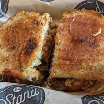 The Stand - Short Rib Grilled Cheese - New American Near Me - Santa Clara, California The Stand - Short Rib Grilled Cheese - New American Near Me - Santa Clara, California