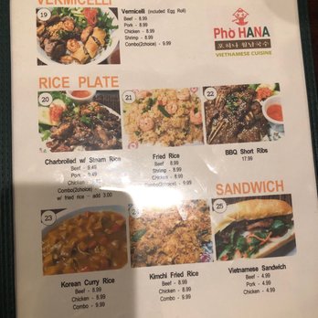Pho Hana - Menu page 2 - Vietnamese Near Me - Diamond Bar, California Pho Hana - Menu page 2 - Vietnamese Near Me - Diamond Bar, California