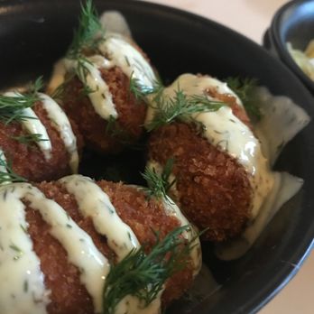 Von Bismarck - Ferkel: Caramelized Sauerkraut Croquettes - German Near Me - Reno, Nevada