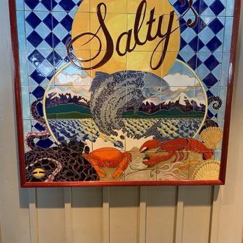 Salty's on Alki - Cool tile mural - Seafood Near Me - Seattle, Washington Salty's on Alki - Cool tile mural - Seafood Near Me - Seattle, Washington