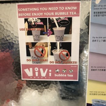 Vivi Bubble Tea - I wish every boba tea place had this sign! - Bubble Tea Near Me - Baton Rouge, Louisiana Vivi Bubble Tea - I wish every boba tea place had this sign! - Bubble Tea Near Me - Baton Rouge, Louisiana