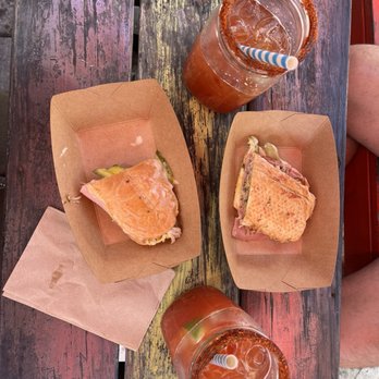 Frita's - Cubano sandwich and a michelada - Cuban Near Me - Key West, Florida Frita's - Cubano sandwich and a michelada - Cuban Near Me - Key West, Florida